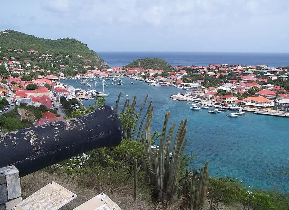 Сен-Бартелеми: Gustavia Harbour St Barthelemy. Gustavia Harbour St Barthelemy, Caribbean.